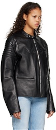 1017 ALYX 9SM Black Moto Leather Jacket