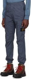 Stone Island Blue Regular-Fit Cargo Pants