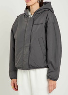 Canada Goose Alberni Reversible Fleece Bomber Jacket Grey