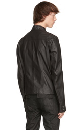 Rick Owens Black IES Leather Jacket