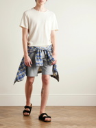 Faherty - Movement™ Straight-Leg Organic Cotton-Blend Shorts - Gray