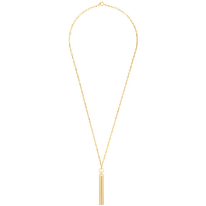 Photo: VETEMENTS Gold Snuff Necklace