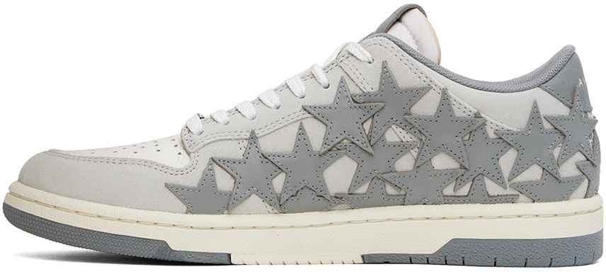 AMIRI Gray & White Stars Low Sneakers Amiri