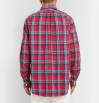 Engineered Garments - 19th Century Button-Down Collar Checked Cotton-Flannel Shirt - Men - Red