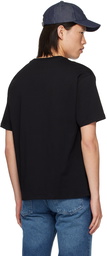 A.P.C. Black Boxy Printed Micro Logo T-Shirt