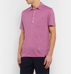 Massimo Alba - Garment-Dyed Linen Polo Shirt - Pink