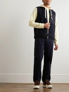 Norse Projects - Frederik Shell-Trimmed Polartec® Recycled-Fleece Gilet - Blue