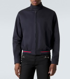 Gucci Web Stripe cotton twill jacket