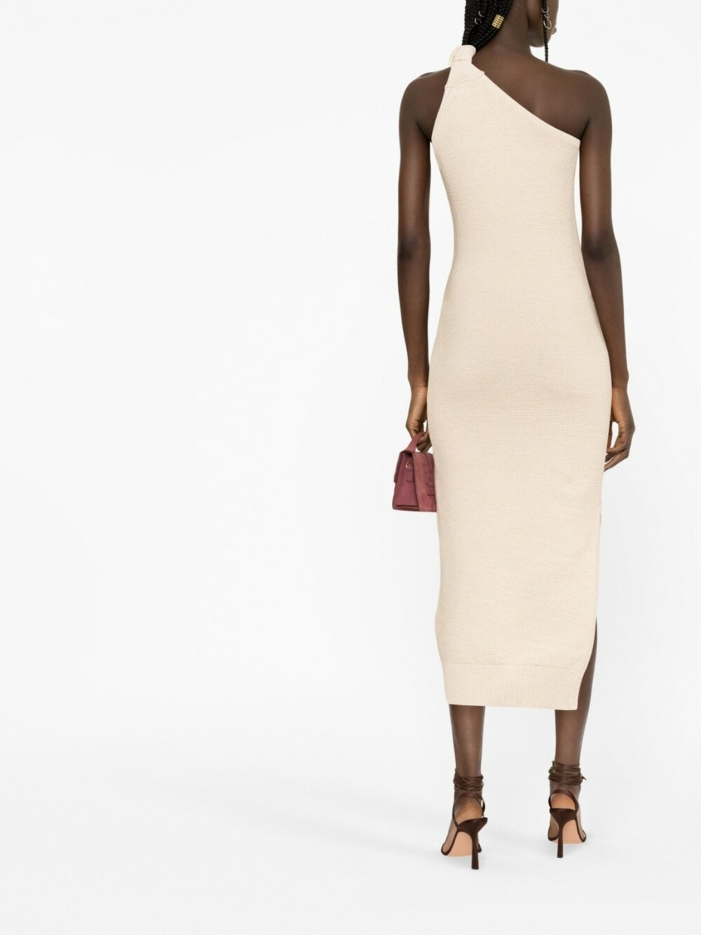 JACQUEMUS La Robe Maille Noeud Jacquemus