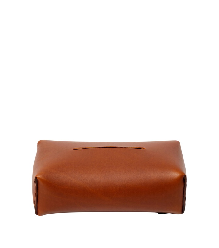 Photo: Michaël Verheyden Niez leather tissue holder