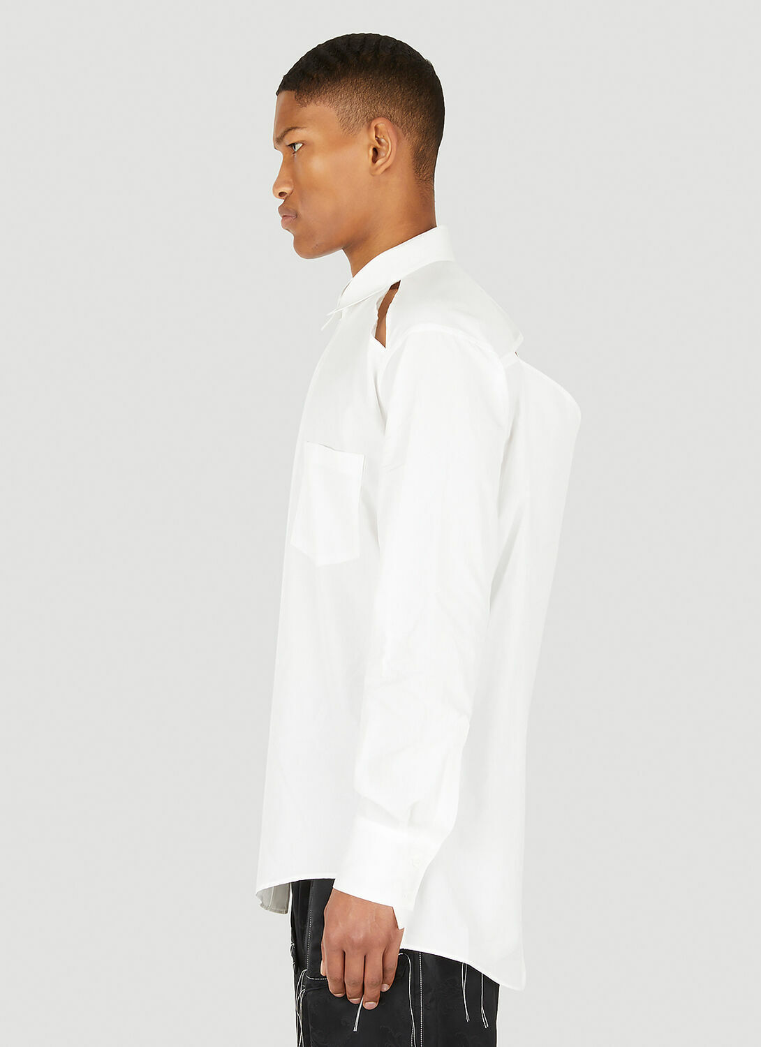 Sulvam Slash Shoulder Shirt