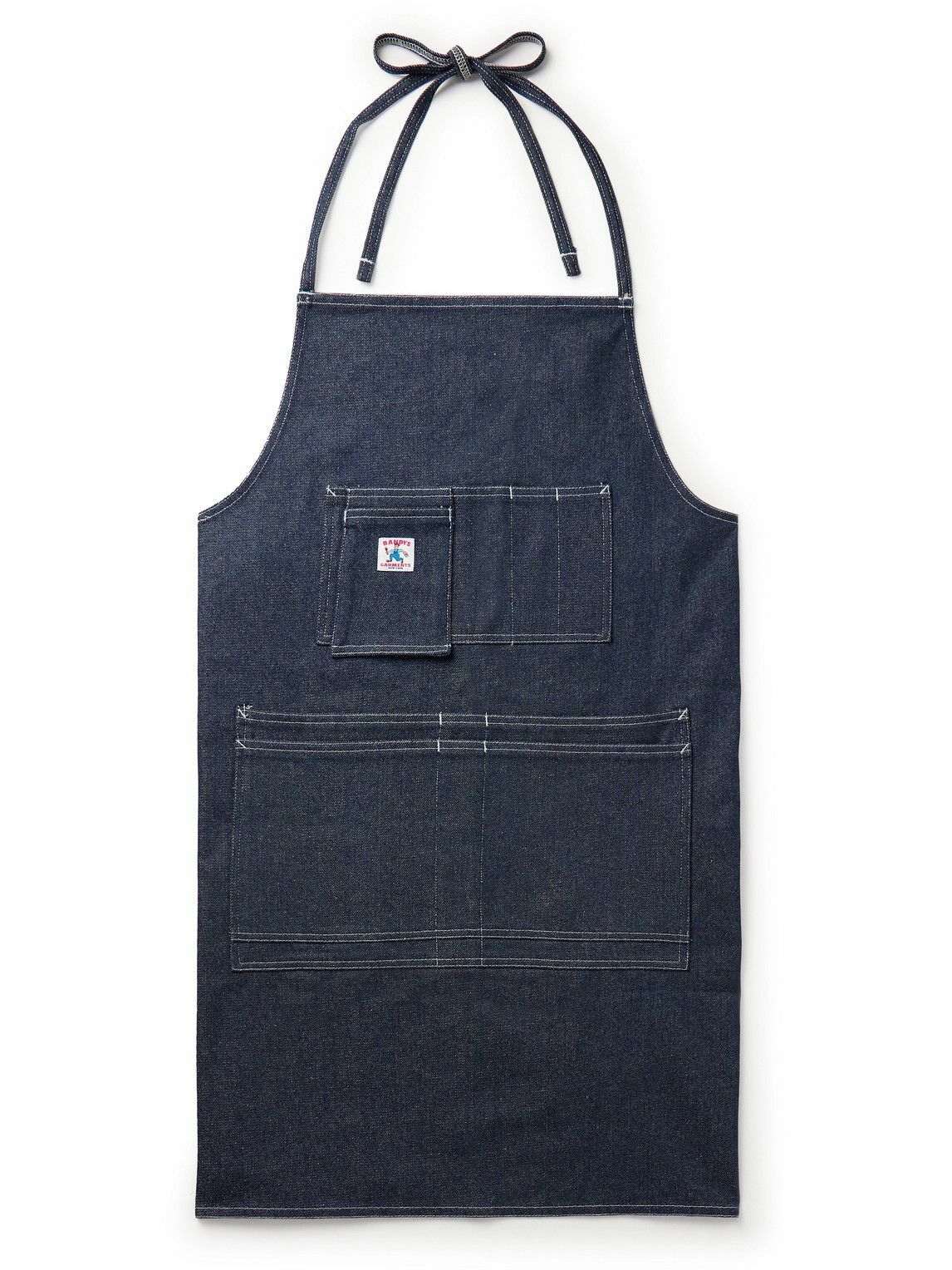 Randy's Garments - Logo-Appliquéd Raw Denim Apron Randy's Garments