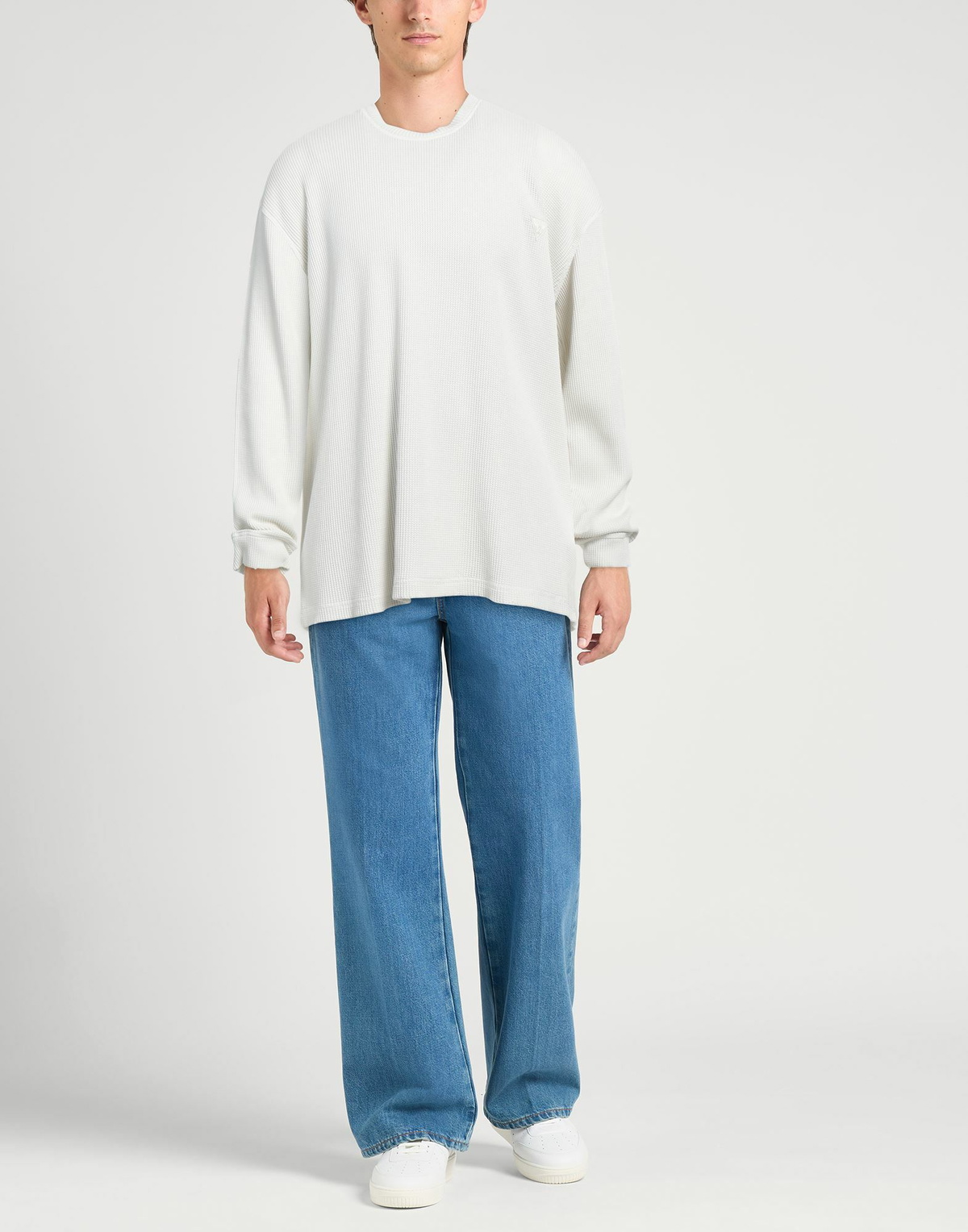 Guess Mens Sweatshirt in Off white