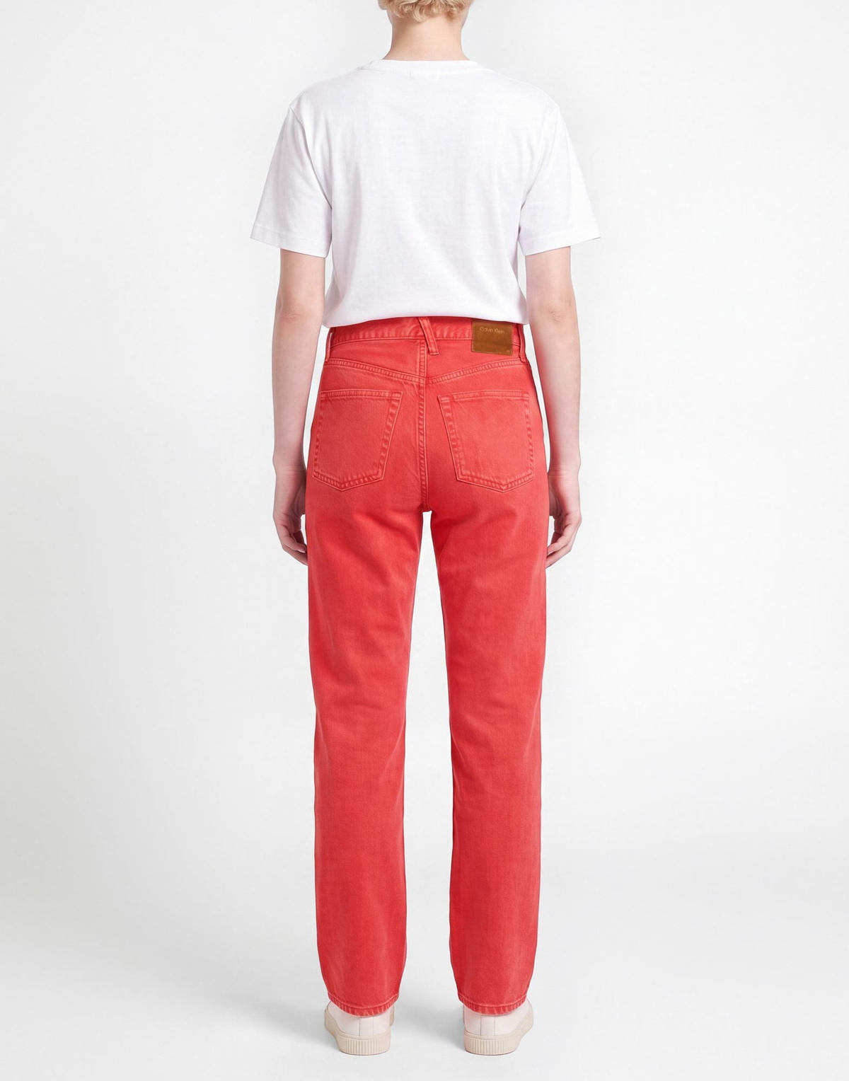 Calvin Klein Jeans Womens Jeans in Red