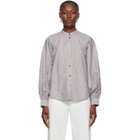 Rika Studios Brown and White Joan Blouse