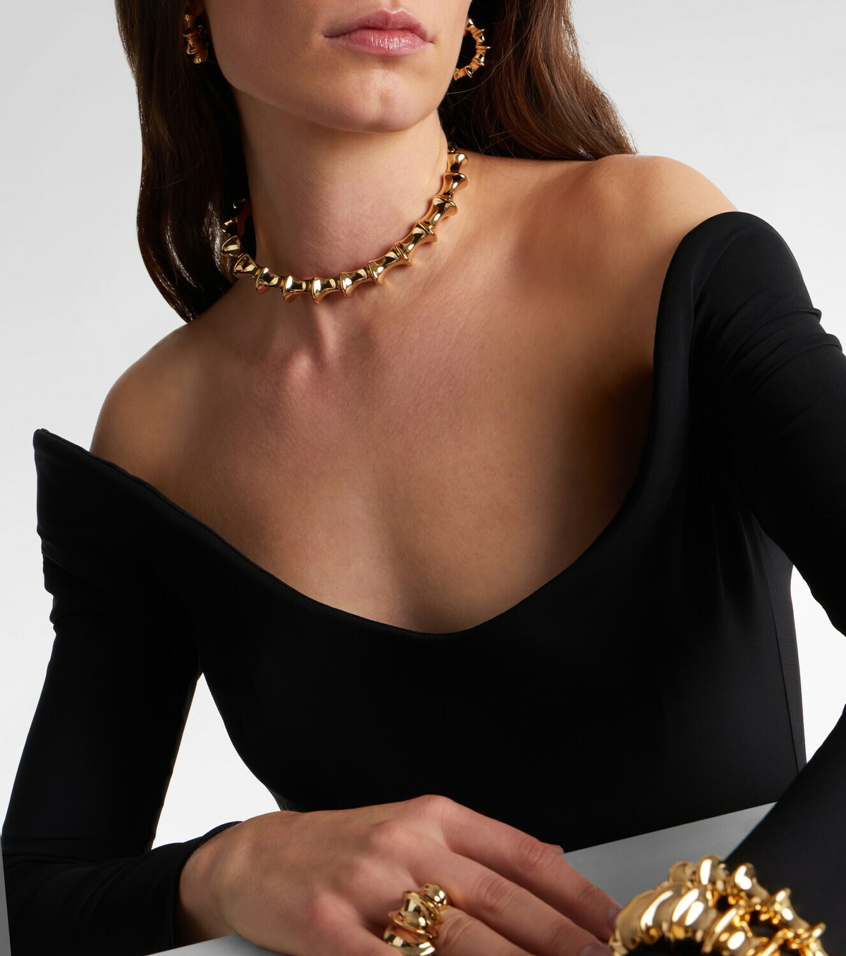 Jennifer Fisher Murphy gold-plated choker