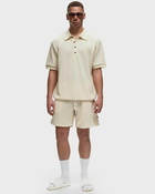 Honor The Gift Knit Polo Shirt Beige - Mens - Polos