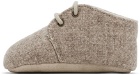 Bonpoint Baby Taupe Derby Pre-Walkers