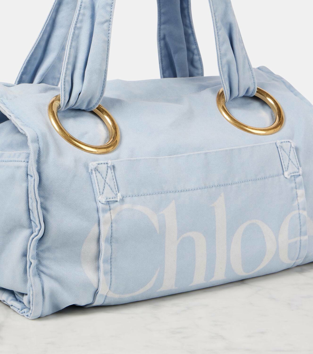 【Chloe】CHLOE' PLAGE TOTE BAG 3カラー 送関無料 Chloé Plage Tote Bag In Cotton in Wild pink | Chloé US