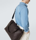 Zegna Leather duffel bag