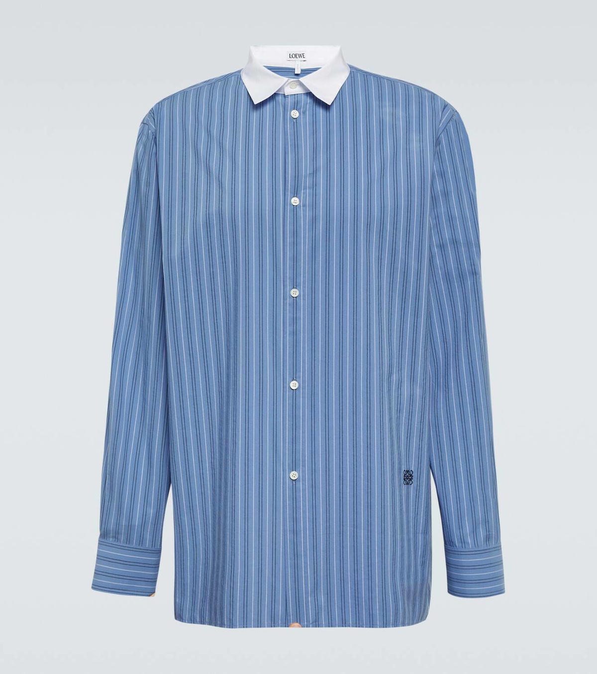 Loewe Striped cotton poplin shirt