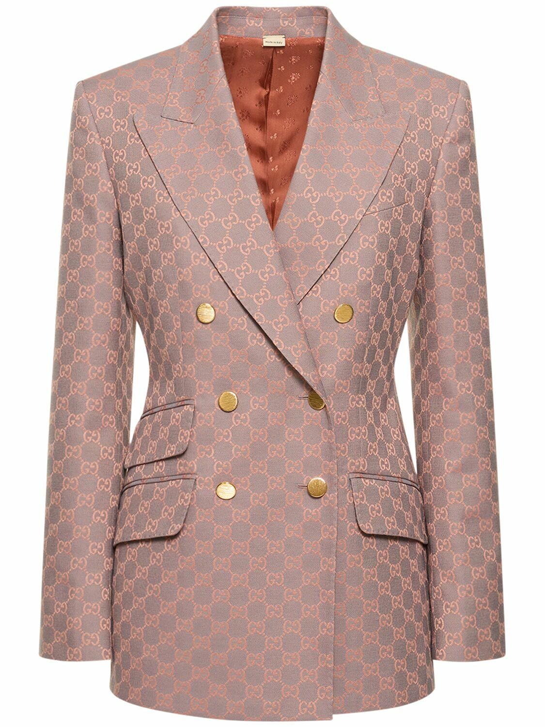 GUCCI - Gg Cotton Canvas Jacket Gucci