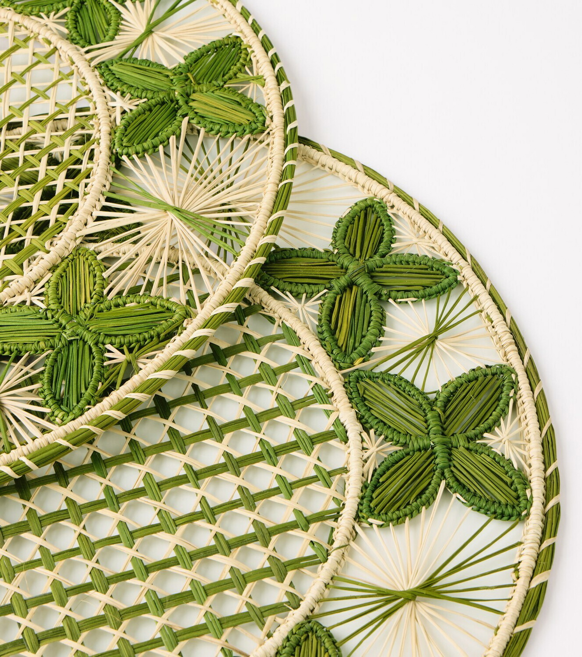 Cabana Louloudi set of 2 wicker placemats