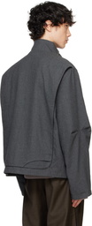 NAMESAKE Gray Garnett Track Jacket