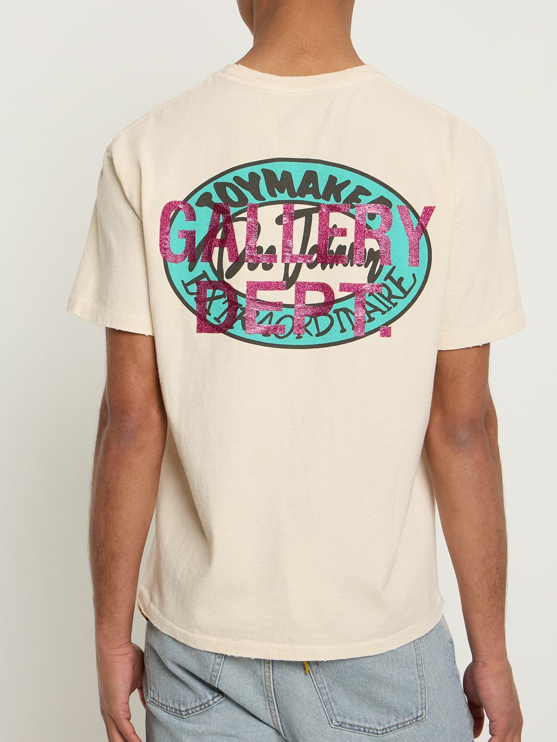 GALLERY DEPT. Dead Batteries Cotton Jersey T-shirt Gallery Dept.