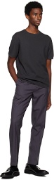 Dunhill Gray Central Crease Trousers