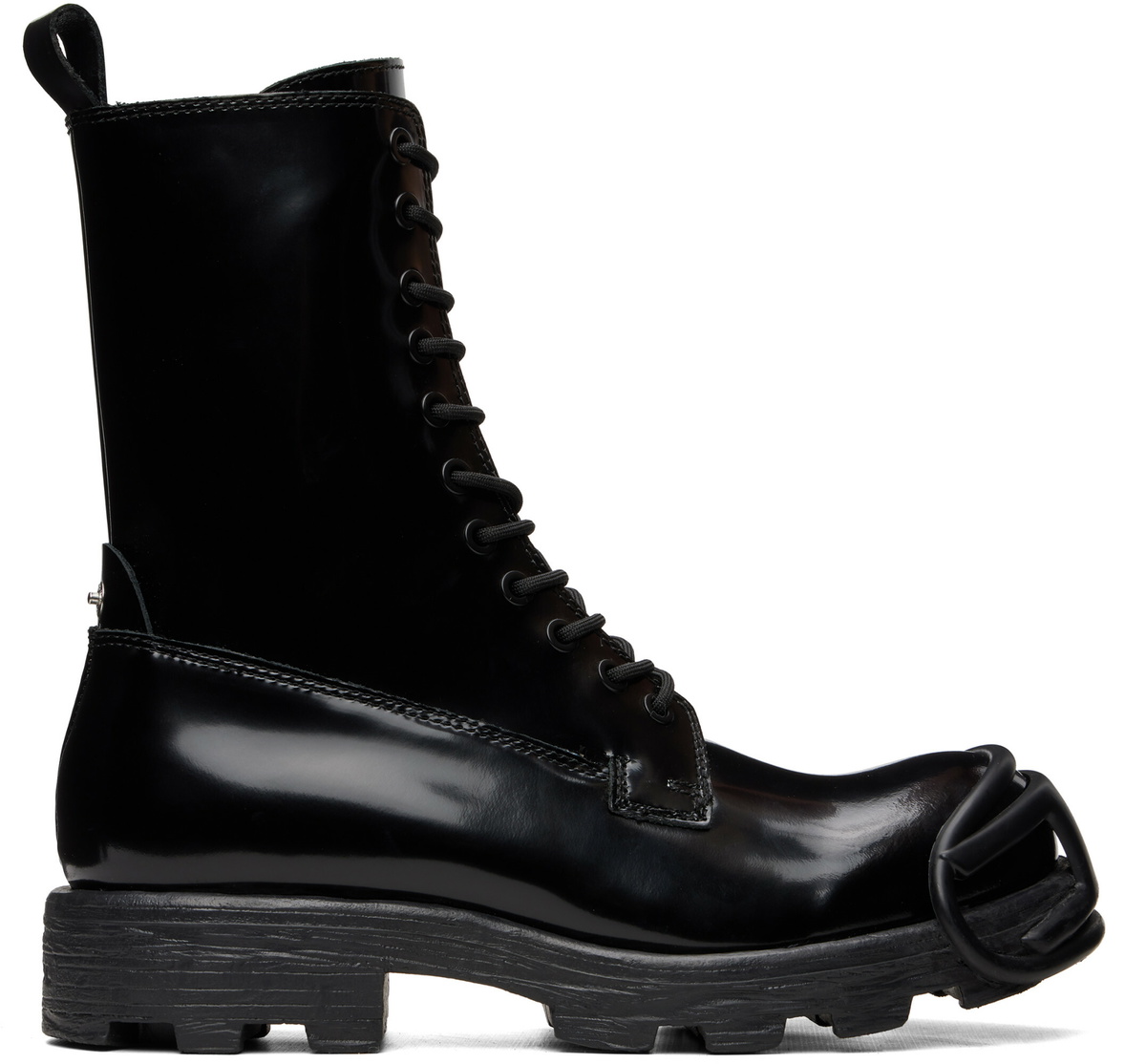 Diesel Black D-Hammer Bt Zip D Boots Diesel