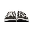 Malibu Sandals Black and White Nylon Zuma II Sandals
