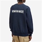 Human Made Men's Heart Logo Sweatshirt in Navy