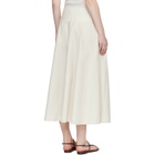 Studio Nicholson Off-White Agat Maxi Skirt