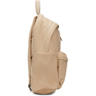 Eastpak Beige Leather Padded Pakr Backpack