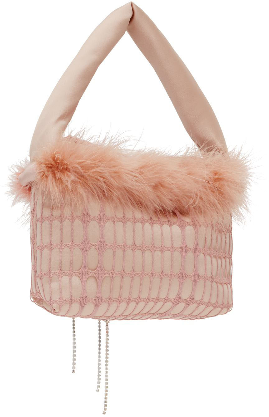 ORIENS Pink Eros Puff Top Handle Bag