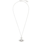 Vivienne Westwood Silver Pina Bas Relief Necklace