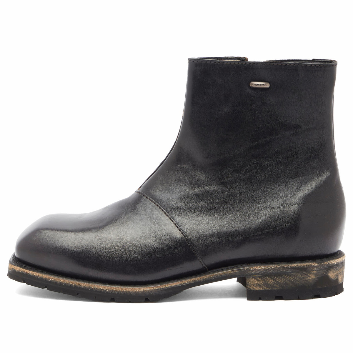 Our Legacy Men's Engine Boot in Deep Black Leather Our Legacy Our Legacy Men's Engine Boot in Deep Black Leather Our Legacy