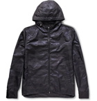 Berluti - Shell-Jacquard Hooded Jacket - Men - Navy