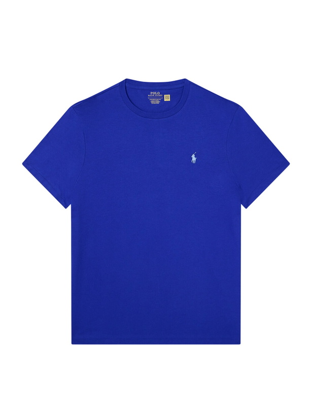 Photo: Polo Ralph Lauren - Logo-Embroidered Cotton-Jersey T-Shirt - Blue