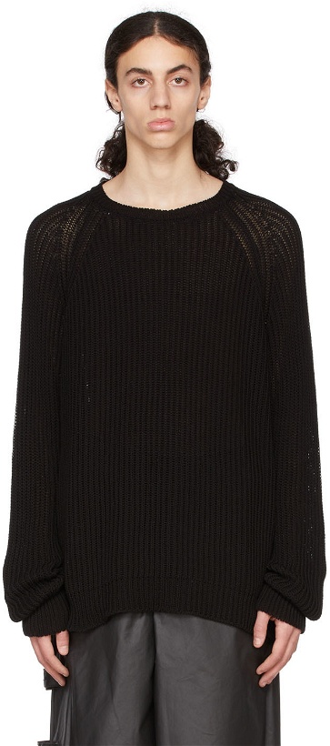 Photo: Ann Demeulemeester Black Floris Sweater