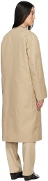 Arch The Beige Oversized Trench Coat