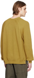 Jan-Jan Van Essche Yellow O-Project Raglan Sweater