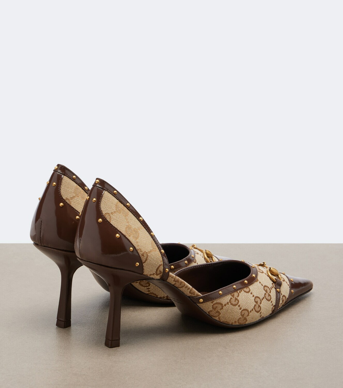 Gucci Savoy GG canvas pumps