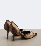 Gucci Savoy GG canvas pumps