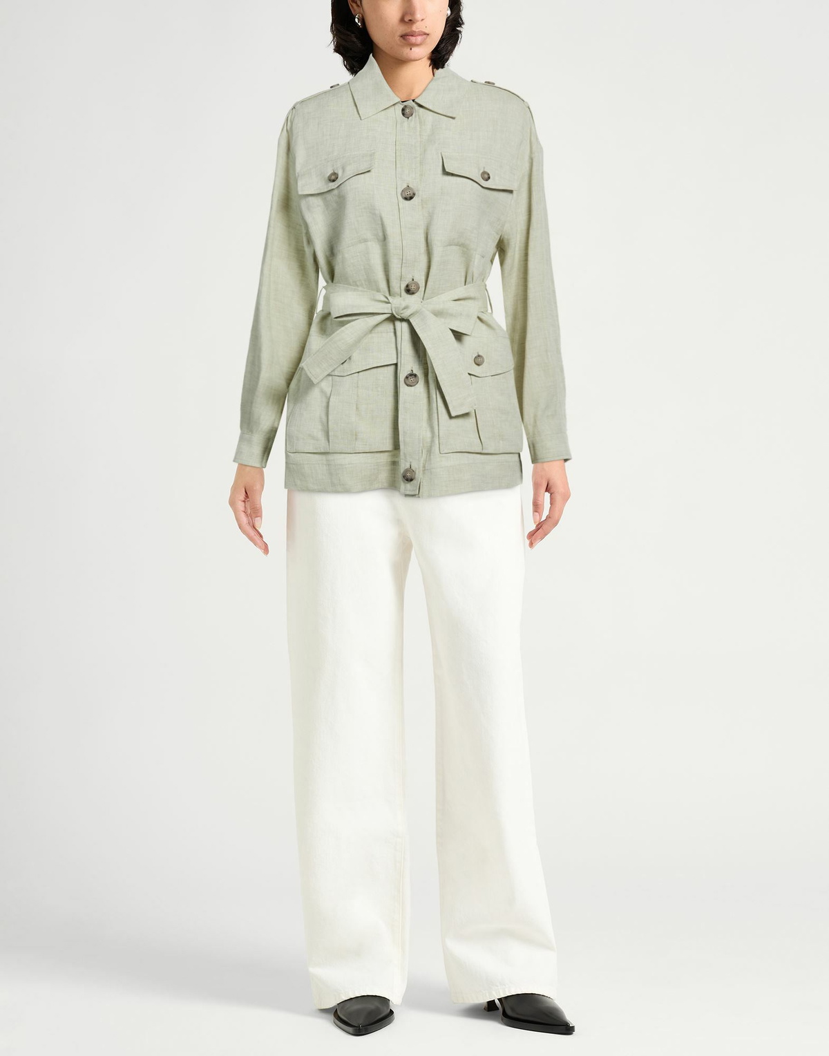 Peserico Womens Jacket in Sage green