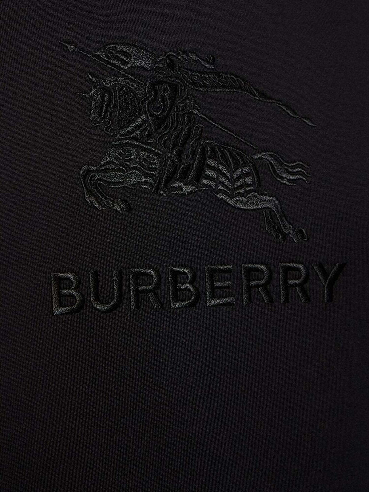 T-shirt Burberry Black size L International in Cotton - 33453665