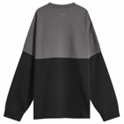 MM6 Maison Margiela Men's Split Number Logo Sweatshirt in Grey/Black