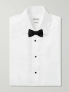 Brunello Cucinelli - Cutaway-Collar Double-Cuff Cotton-Twill Shirt - White