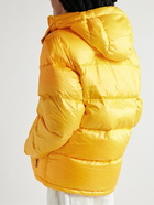 Polo Ralph Lauren - Logo-Embroidered Quilted Shell Hooded Down Jacket - Yellow